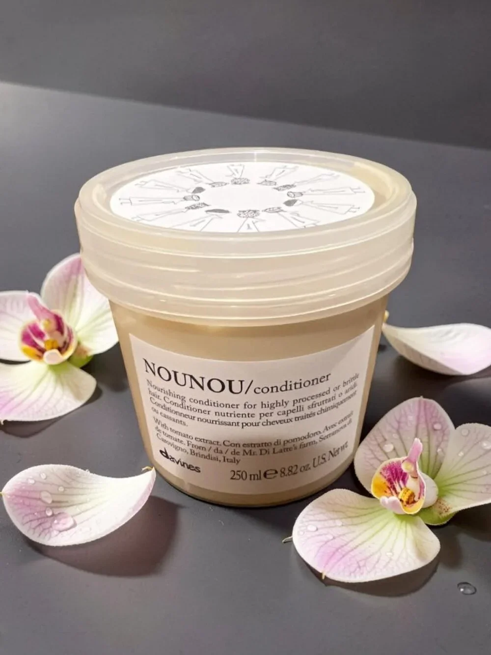 Davines Nounou Permed Bleached Shampoo Conditioner Oi All In One Milk